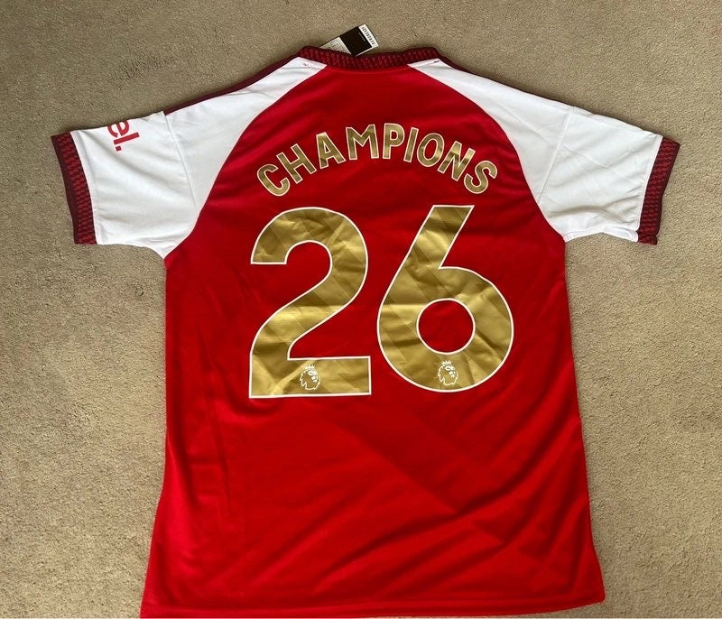 Arsenal Prem champions kit