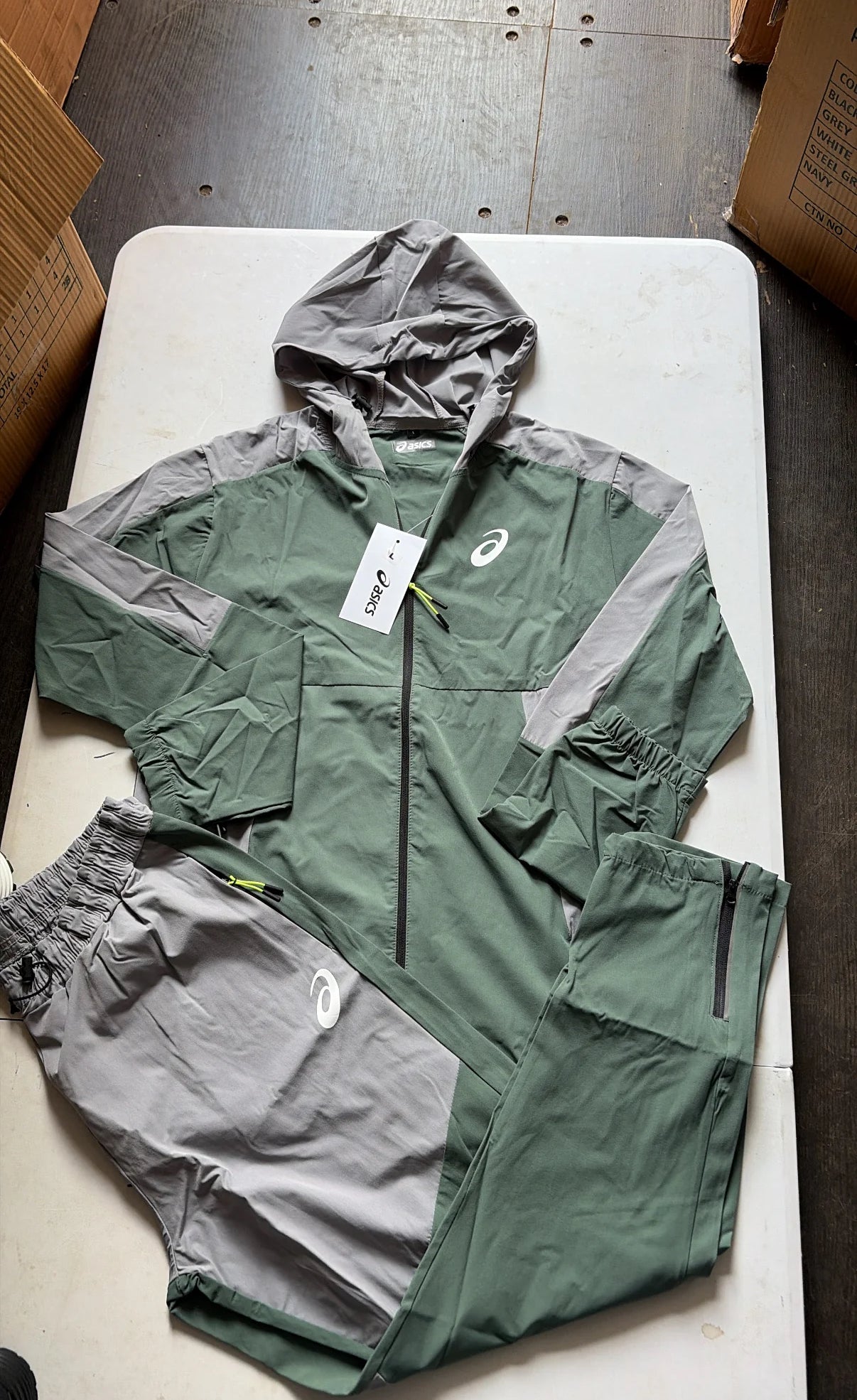 Green Asix Trackie